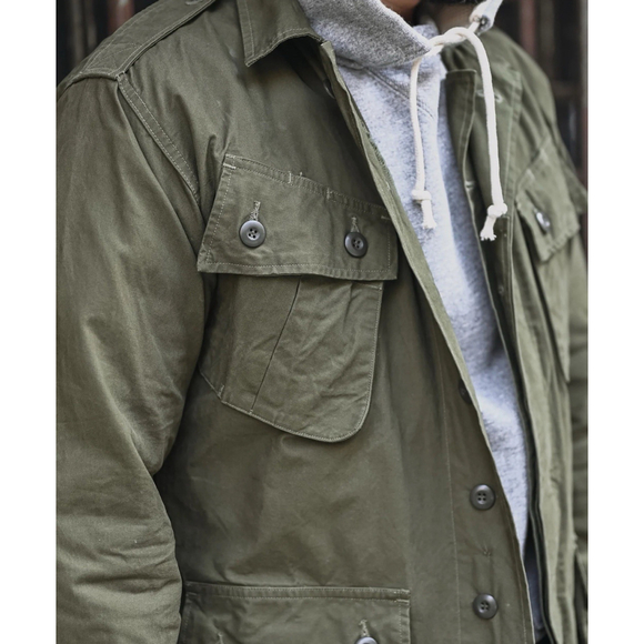 1963 1st Model Tropical Jungle Fatigue Jacket Bronson USA FAST SHIP Size L - Picture 9 of 16